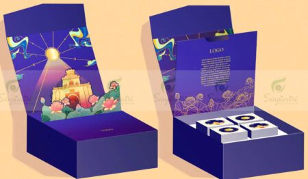 HỘP BÁNH TRUNG THU POPUP 3D