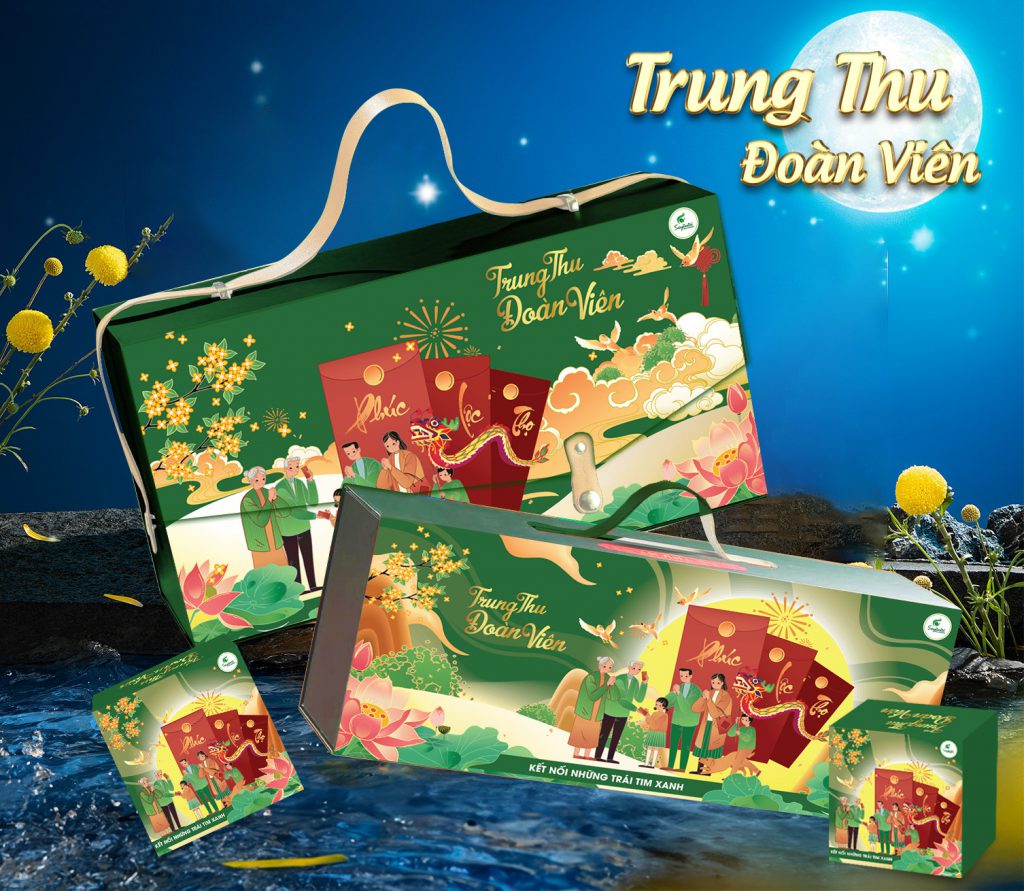 HỘP BÁNH TRUNG THU ĐOÀN VIÊN STT