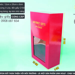 Hộp giấy sử dụng chất liệu giấy carton