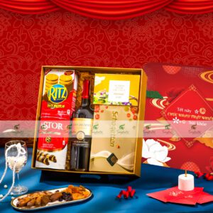 Hộp đựng quà tết bình an STT
