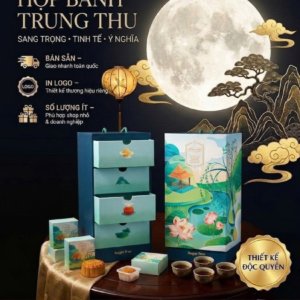Hộp Bánh Trung Thu 4 Tầng – Thiết Kế Sáng Tạo Nâng Tầm Trải Nghiệm Quà Tặng Trung Thu